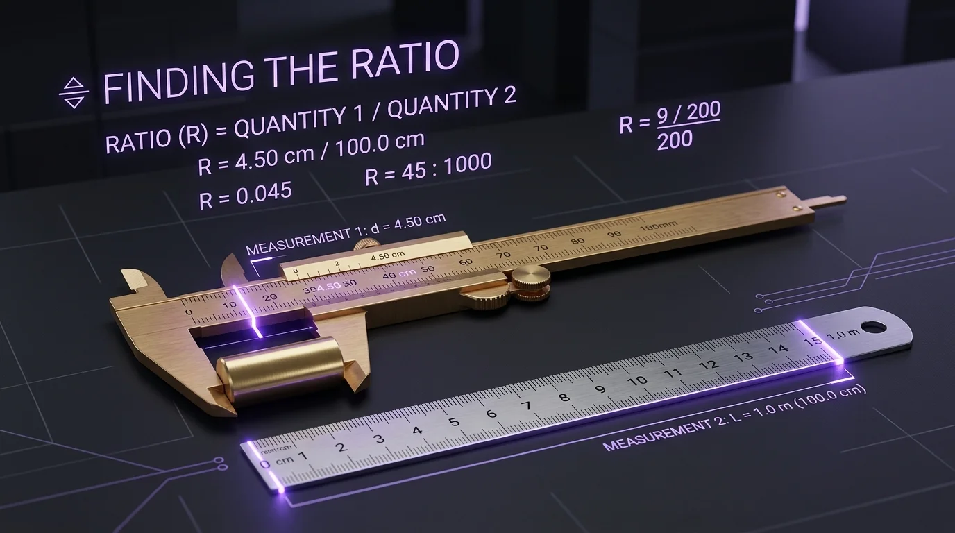 How to Find the Ratio Between Two Quantities